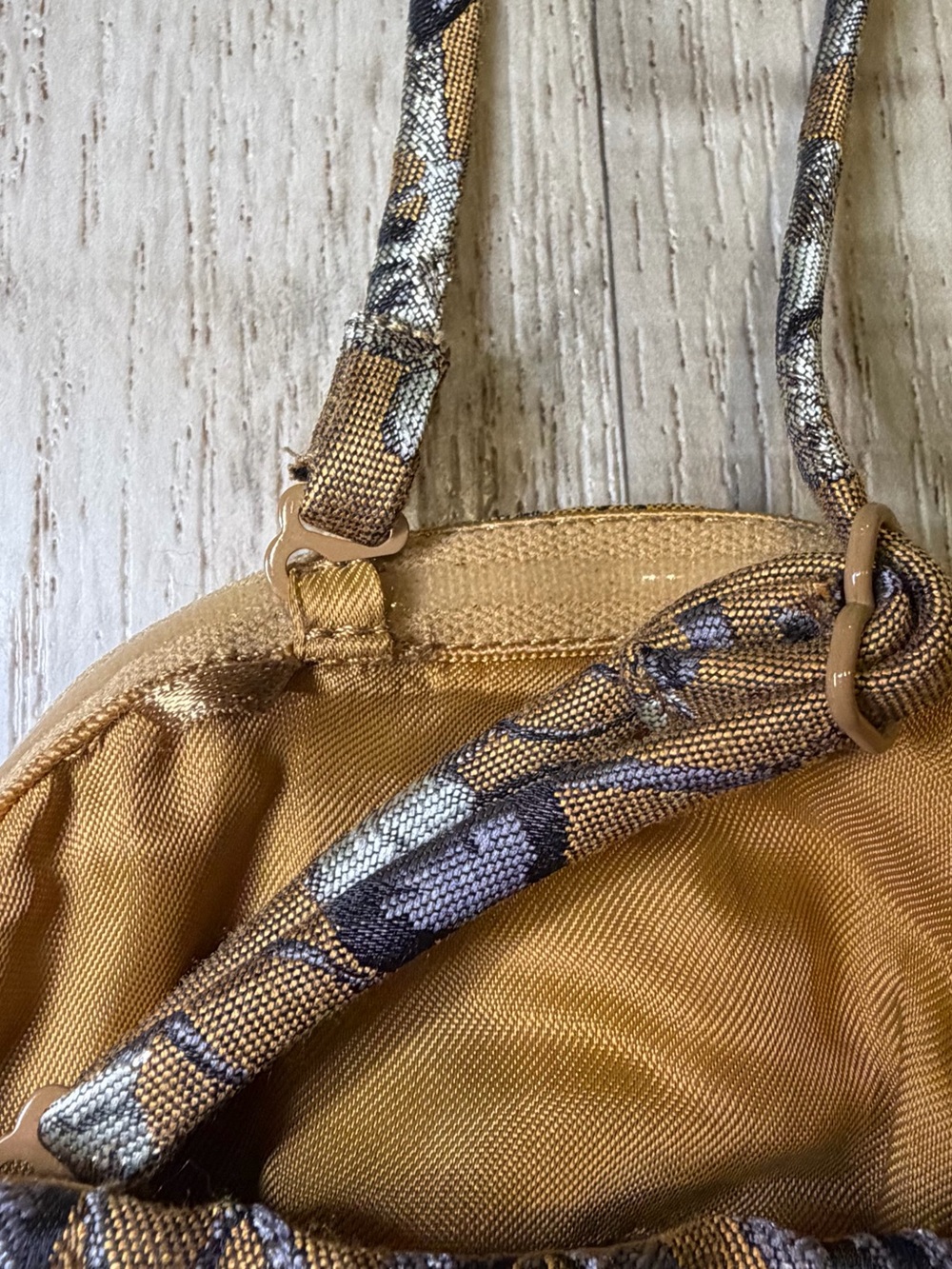 Banana Republic Women’s Floral Jacquard Cropped Corsette Bustier Top Size 6 - Picture 7 of 14